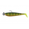 Fox Rage Bulk Loaded Zander Pro Shads UV Natural Perch 10cm 4/0 10gr Plastová Nástraha