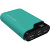 RealPower PB-7500C powerbanka Li-Ion, 7500 mAh, zelená, Indikátor stavu