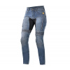 Dámske kevlarové džínsy na moto Trilobite Parado slim fit long blue level 2 veľ. 30