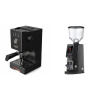 Gaggia Classic UP, black + Eureka Atom W 65, black