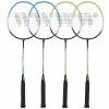 Súprava rakiet na bedminton WISH Steeltec 416K, zeleno/modrá