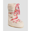 Dámske Béžové Zimné Topánky Moon Boot Resort Icon Faux Fur Beads