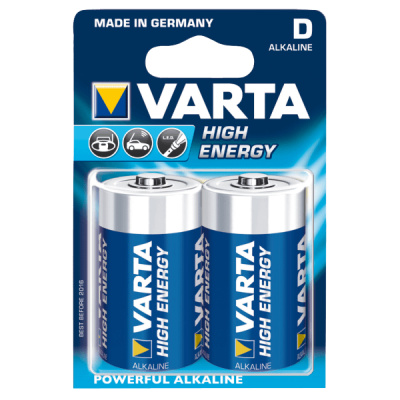 Vega Varta High Energy D 1,5V alkalické batérie 2ks (VARTA-4920/2B)