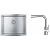 Súprava nerezový drez Grohe K700 31726SD0, kuchynská batéria Oltens Myvat 35205100
