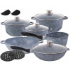 Sada hrncov - 14el Sada hrncov, indukčné hrnce (Sada hrncov - 14el Sada hrncov, indukčné hrnce)