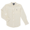 Polo Ralph Lauren Košele s dlhým rukávom POSTBOY BAND-SHIRTS-SPORT SHIRT Biela