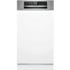 Bosch Séria 6 Zabudovateľná umývačka riadu 45 cm Brúsená oceľ SPI6EMS21E
