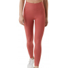 Dámske legíny Björn Borg Borg High Waist Shine Tights - dusty cedar - Ružový (L)