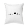 EKG rescue - Vankúš 50x50 - 50x50 - Iba poťah ( Biela )