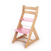 Hajdalánek Rastúca stolička ALMA buk - standard boky: dub svetly, stred: ružová, varianta: bez pultíka ALMA