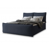 Manželská boxspring posteľ s úložným priestorom Monta 140x200 - kráľovská modrá