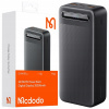 Powerbanka Mcdodo 30000 mAh čierna + 2 ďalšie produkty (MCDODO POWERBANK 30000MAH S 3X DISPLEJOM USB-C 22,5W + USB-C KÁBEL)