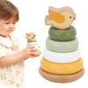Viga Toys VIGA PolarB Drevená vzdelávacia pyramída - Vták