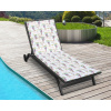 Bellatex Polstr na plážové lehátko potah na zip 55x195 cm Sovička