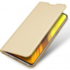 Diárové puzdro na Xiaomi Redmi 10C/Poco C40 Dux Ducis Skin Pro zlaté