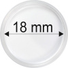 Plastové kapsule na mince o priemere 18 mm - 10 ks