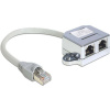 Delock 65441 RJ45 sieťové káble, prepojovacie káble 0.15 m sivá 1 ks; 65441