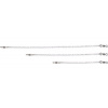 Uni Cat Bungee Rig Biele Pružné Lanko 150 kg-Dĺžka 30-60 cm