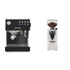 Ascaso Steel DUO, Black + Eureka Mignon XL, CR white