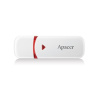 Apacer USB flash disk, USB 2.0, 32GB, AH333, biely, AP32GAH333W-1, USB A, s krytkou