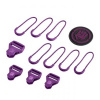 Farebné doplnky pre batohy Coocazoo - MatchPatch Classic / Italian Plum