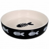 Magic cat Miska keramická potisk ryba černá 13x4cm 260ml