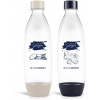 Fľaša SodaStream FUSE 2x1l Ginger Ale, béžová a modrá