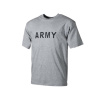 MFH tričko s nápisom army sivé - XXL