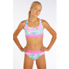 Stredne vysoké dievčenské plavkové nohavičky Litex 6F378