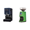 Gaggia New Classic EVO, blue + Eureka Atom 60, kawasaki green