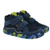 Chlapčenské barefootové čižmy FRODDO G3110262 DENIM na suchý zips, veľkosť 30