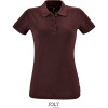 SOL's Collection Polokošile Perfect Women, piqué, krátká rukáv, dámská COT251135t5505-heather oxb 2XL Melír oxblood