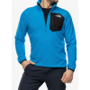 Flísová mikina The North Face Experit 1/4 Zip Grid Fleece - skyline blue/tnf black