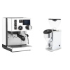 Rancilio Silvia BC PID, white + Rocket Espresso FAUSTINO 3.1, chrome