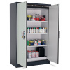 Protipožiarna skriňa na nebezpečné látky asecos Select FM W-123, 3 police, sivé dvere, š 1193 mm