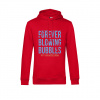 Superfutbal Mikina s kapucňou Forever Blowing Bubbles, červená Veľkosť: 2XL