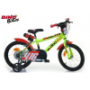 Dino bikes Dětské kolo zeleno-černé 16