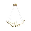 Závesné LED svietidlo 24W 3000K 3240lm 720*300 Champagne Gold VT-7798 (V-TAC)