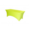 TENTino Elastický poťah STANDARD na skladací stôl 180-183x76 cm VIAC FARIEB Farba obrusu: SVIETIVO ŽLTÁ / YELLOW