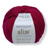 Alize Merino Royal - 390 bordová