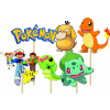 TOPPER NA TORT K NARODENINÁM Pokémon SADA 6 KUSOV