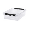 Úložný box, plastový, 8 l, čierne úchytky, SMARTSTORE 