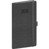 NOTIQUE Vreckový diár Rivoli 2026, sivý, 9 x 15,5 cm