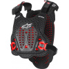Alpinestars A-5 Plasma, ochranná vesta - Black/Red/White Veľkosť: M/L