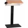 Candellux Banker stolová lampa 1x40 W čierna-medená 41-78346