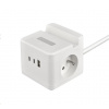 Viking síťový adaptér YC23H, 2x 230 V, 1x USB-A, 2x USB-C, dotykové světlo, funkce stojánku, bílá VYC23HW