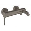Grohe Essence New Nástenná vaňová batéria, kartáčovaná Hard Graphite 33624AL1