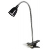 Solight WO33-BK Stolná lampička LED 2,5W, 3000K, 170lm, IP20, clip, čierna farba