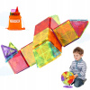 Magnetické stavebné stavebnice Puzzle 121 ks Montessori