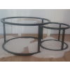 Kruhový set podnoží Farba: Biela, Veľkosť: 50 cm a 80 cm moderný dizajn a kvalita